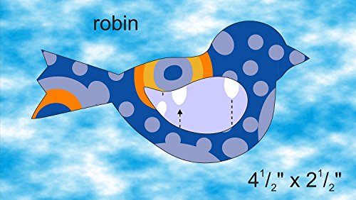 Template for patchwork Bird Nr 2 - 2