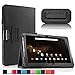Price comparison product image Acer Iconia One 10 B3-A30/A3-A40 Case Cover- Infiland Folio PU Leather Slim Stand Case Cover for Acer Iconia One 10 B3-A30 Tablet 10.1 Inch/ Acer Iconia Tab 10 A3-A40 10.1 Inch Display Guard Tablet(Black)