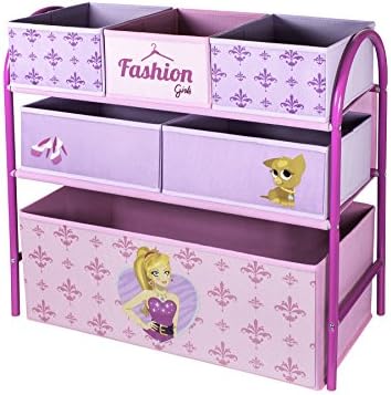 My Note Deco 064562 Furnishing and Decoration - Shelving Unit with Compartments Textiles Fashion Girl