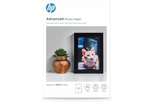 HP Q8691A, 10 x 15 cm Borderless, Advanced Glossy Photo Paper, 250 gsm, 25 Sheets