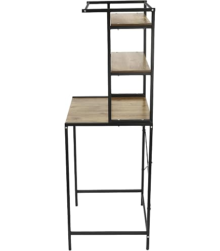 Étagère Buanderie 3 Niveaux Blanc - Support Machine à Laver Et Sèche-linge, Rangement Produits Lessive - 11