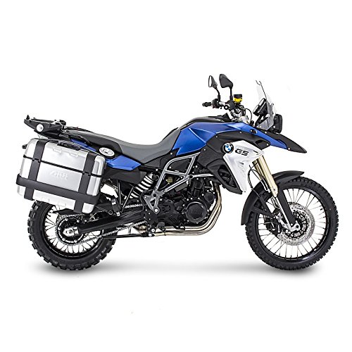 Seitenkoffer Set Honda Africa Twin CRF 1000 L 2016 Givi Monokey Trekker TRK46N schwarz mit Alu Cover