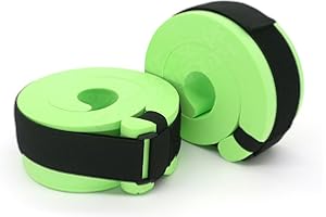 MNAOCZ Set di 2 Polsini Acquatici in Schiuma per Nuoto, Attrezzatura per Aerobica in Acqua, Anello Galleggiante, Set per Esercizi Fitness, Pesi Alla Caviglia, Cinture per Braccio per Allenamento Fitness Nuot