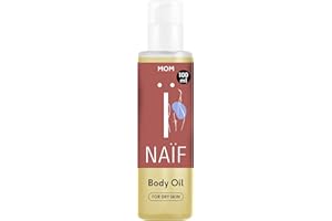 ‎NAÏF Naïf - Entspannendes Körperöl - Schwangerschaftsöl - Body oil - Feuchtigkeit - Babybauch Öl - Jojoba Öl - hautstraffendes Körperöl - pflegt die Haut während und nach der Schwangerschaft - 100ml