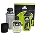 Produktbild Handverpacktes Geschenk für Männer Hot Man in Geschenkfolie mit Adidas Duschgel sowie Aftershave plus Trinkflasche