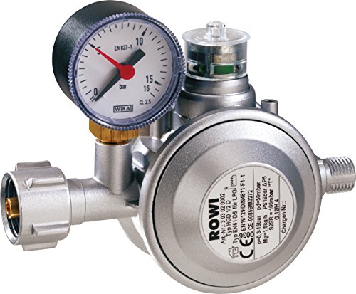 Preisvergleich Produktbild Gas-Druckregler „HDG 1 / 2“ ROWI GASDRUCKREGLER DOPPELT303020002