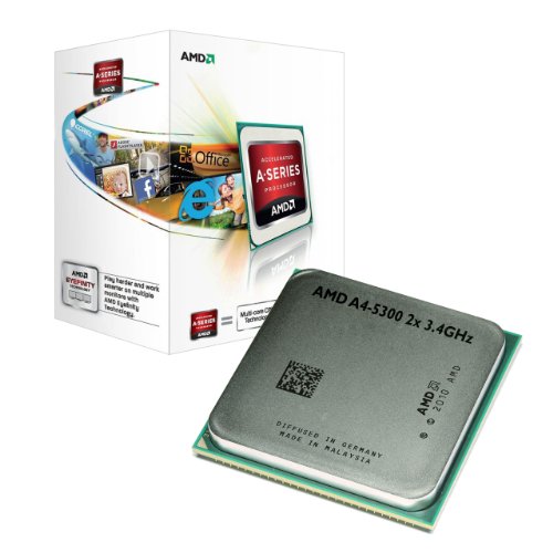 tronics24 Aufrüst-PC | AMD A4-5300 2x 3.4GHz Dual-Core | 4GB High-Speed DDR3-RAM PC-1600 | AMD Radeon HD7480D 2GB | MSI A68HM Grenade Mainboard mit AMD A68 Chipset | Gigabit-LAN | Soundkarte | USB3 - 3