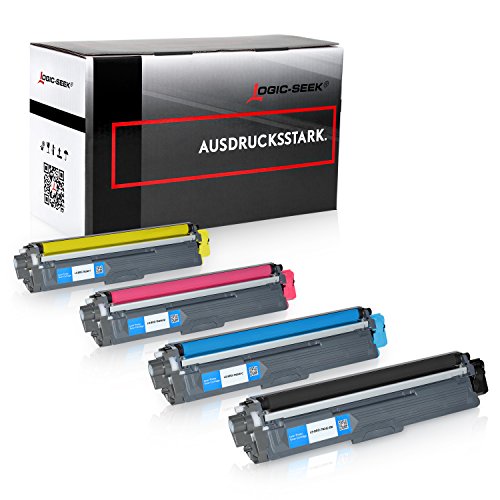4 Toner für Brother TN-242 TN-246 HL-3142 3152 3172 CW CDW DCP9017CDW - Schwarz 2.500 Seiten, Color je 2.200 Seiten