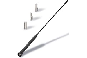 YIEHO® Antenna Auto - Antenna Universale per Auto per tutti i modelli di auto - Antenna per Autoradio con ricezione FM DAB di alta qualità - Antenna Radio Auto - Antenna Auto Corta 40CM