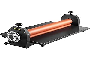 VEVOR Buoqua Laminadora en frío de 650 mm, laminadora manual de 650 mm, laminadora en rollo de 65,5 pulgadas, laminador frío para uso robusto de escritorio