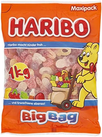 Haribo Ciucciotti Frizzi, Caramelle Gommose Frizzanti, Gusto Frutta, Ideali per Feste e Dolci Momenti di Relax - 1kg