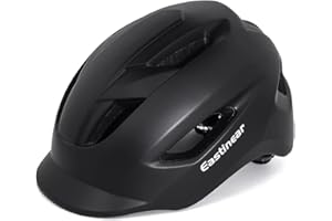 EASTINEAR Adults Bike Helmet for Men Women with LED Taillight Cycle Helmet for Urban Commuter with Sun Visor Cycling Mountain & Road Bicycle Helmets Adjustable Size M/L