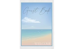 Guest Book: Beach, Nautical Themed Guest Comments Book - A Professional Touch for Your Holiday Rental (Large)