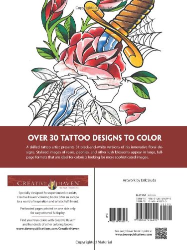 Creative Haven Floral Tattoo Designs Coloring Book (Creative Haven Coloring Books) reviews Creative Haven Floral Tattoo Designs Coloring Book (Creative Haven Coloring Books)