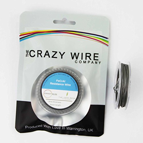KANTHAL A1 TYPE WIRE - "Tiger Wire" - 24 AWG Inside Wire - 32 AWG x 18 AWG Outside - 120mm Lengths x 10