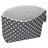 Sugarapple Windeltasche mit Reißverschluss und Quaste (35 Farben wählbar) Stofftasche aus Baumwolle ideal als Kurlturbeutel oder Windeletui, Maße: 29 x 19 x 8,5 cm