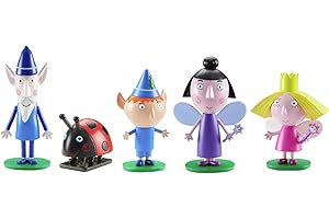 Ben & Holly Collectable 5 Figure Pack, Ben and Holly's little kingdom, wise old elf, nanny plum, imaginative play