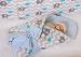 The Gorgeous 1 Baby swaddle blanket 0-4 months (Elephant, Blue)