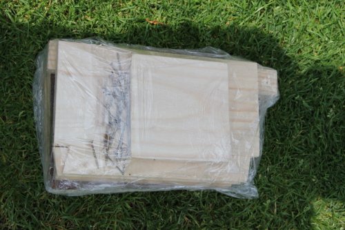 Nistkasten mit Bitumendach(NB05)- zum selbst bauen-Bausatz-sauberste Verarbeitung- Garten Deko - 4