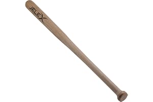 JELEX Batte de baseball en bois New York d'une longueur de 81 cm (environ 81 cm), poids 780 g. Pour les débutants et les joueurs amateurs, parfaitement équilibrée pour une sécurité optimale