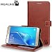 Samsung ON8 - Samsung J7 (2016) Cover, REALIKE™ {Imported} Premium Leather Wallet Flip Case for Samsung J7 (J710-2016) Samsung ON 8 (Royal Series - Brown) RS.797.00