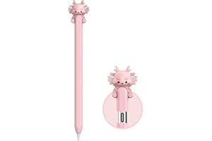 NIUTRENDZ Cute Cow Coque en Silicone pour Apple Pencil - Ultra Fine - Housse de Protection antidérapante (Dragon Rose, USB-C)