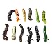 Produktbild lujiaoshout 12st Kunststoff Twisty Wurm-Modell Spielzeug-Partei-Bevorzugungen Tricks Multi-Color Realistische künstliche Raupe Insekt Educational Trick Spielzeug für Halloween-Party
