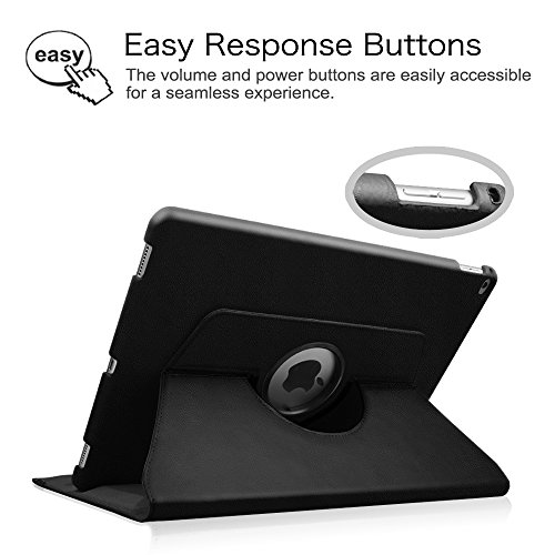 iPad Pro 12.9 Zoll Hülle – Fintie 360 Grad Rotierend Stand Kunstleder Schutzhülle Smart Cover Case Tasche Etui mit Auto Schlaf / Wach Funktion für Apple iPad Pro 12,9 Zoll 2015 Release Tablet, Don’t Touch - 6