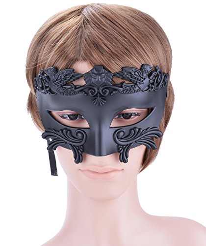 Coofit Mens Maskerade Maske Gesicht Griechischen und Römischen Stil Venezianische Halbmaske - 8