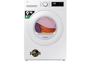 Samsung Asciugatrice Crystal EcoDry DV90DG52A0TE, 9 kg, Wifi, Pompa di Calore, Optimal Dry Sensor, Display Led, Filtro 2 in 1, Carica Frontale, 60l x 85h x 60p cm