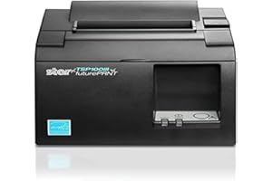 Star Micronics tsp143iiibi-230 Thermo POS Printer 203 x 203dpi Thermo grau – POS-Terminal (POS Printer, 250 mm/s 203 x 203 DPI, 58/80, 10,100 Mbit/s)