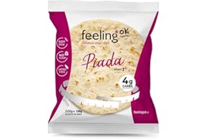 CIAO CARB Feeling Ok Piadina alto contenuto di proteine e fibre. Confezione da 2x50gr (100gr)