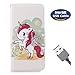 Price comparison product image Aireratze Huawei MATE 20 PRO case,Huawei MATE 20 PRO flip case, Premium Quality PU Leather Flip Case Cute Animal Skin [Magnetic Closure] Wallet Case for Huawei MATE 20 PRO(Red Hair Unicorn)+USB cable