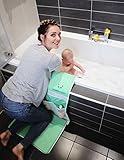 Nooni Care Baby Bade Knieschoner und Badematte, Kniepolster mit Ellbogenstützpolster, Mintgrün - 2