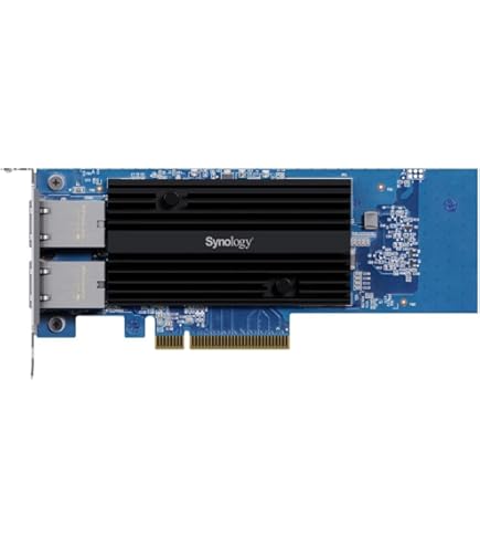 Synology E10G18-T1 10GB NW CARD W 10GBASE-T PORTS, Black/Blue