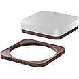 TERRIFI Black Walnut Desktop Stand for Mac Mini And Mac Studio, Heat Dissipation And Dust Proof Base, Dustproof Cooling Heat Disspation Mount, for Mac Mini M1 M2 Host Accessories
