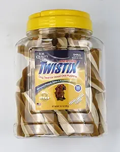 Twistix Dog Treats with Yoghurt and Banana, 50 Count (Small)