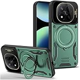 Coverzone Xiaomi Redmi Note 14 Pro 5G Compatible Case Joy Joy Stand Lens Protected 360&deg; Degree Rotating Halak Ring Apa