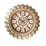 JRZSNLJY Continental Retro Mobel Uhr Kunst Clock Clock grosses Wohnzimmer, ruhiges Hotel Bronze