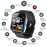 Sport Smart Armband Schlaf Pulsmesser Fitness Tracker Schrittzähler Armbanduhren Smartwatch