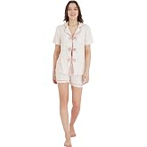 CALİA Bambu Fiyonklu Şortlu Yazlık Pijama Takımı