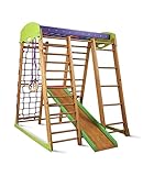 Centre d'activités pour enfants ˝Karapuz Espalier suédois Cage à grimper Toboggan Echelle de corde