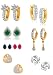 Youbella Combo Of Trendy American Diamond Earrings For Women RS.599.00