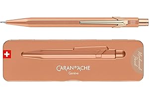 Caran d'Ache 844 ołówek mechaniczny 0,7 mm - Brut Rosé w etui Slimpack, różowy, jeden rozmiar