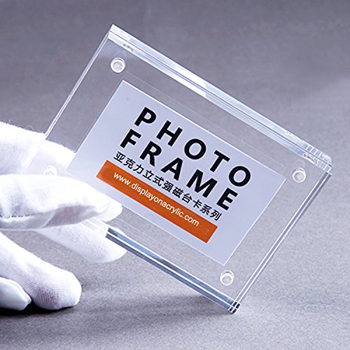 Glasklar Maul Acryl Fotorahmen mit Magnetverschluss - 3