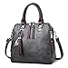 Produktbild huangliqing2019 Tide Bag Femme Sac Stereo Sweet Lady Bag Slung Sac à bandoulière Gris foncé