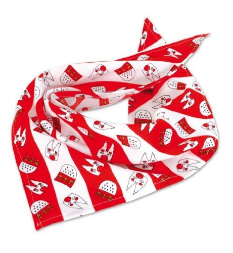 Preisvergleich Produktbild Dreiecktuch Köln Streifen rot / weiß