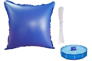 Kellegour 1.2x1.2M Coussin d'air de Piscine Hiver,Coussin Piscine Hivernage,Oreiller de Piscine d'hiver,Coussin de Piscine Hivernage,Coussin Gonflable Oreiller Piscine,pour Piscines Gonflables,Spas