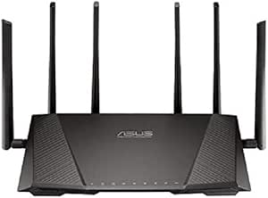 ASUS RT-AC3200 Tri-Band Gigabit Wireless Router, Access Point/Repeater/Media Bridge Mode - Black