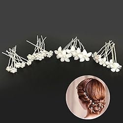 20 piezas, pinzas para el cabello en forma de U, accesorios para el pelo de fiesta de bodas